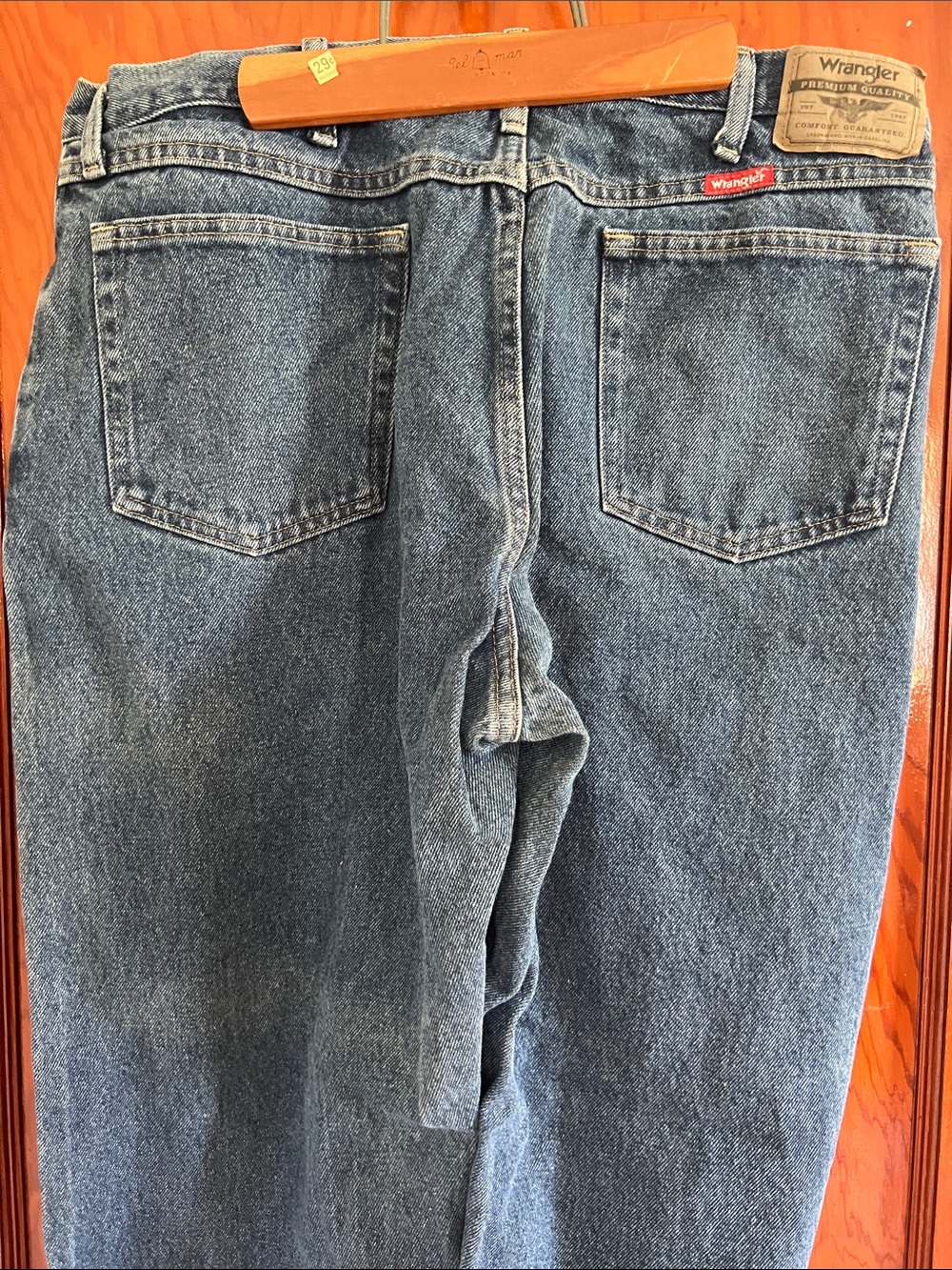Wrangler Relaxed Fit Blue Denim Jeans